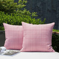 2 New Kevin Textile Decorative Outdoor Waterproof Pillow Covers Square 20x20