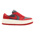 Air Jordan 1 Elevate Low Women Sneakers Varsity Red Dark Grey Sail
