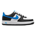 Nike Air Force 1 Kids Sneakers Black/White/Light Photo Blue